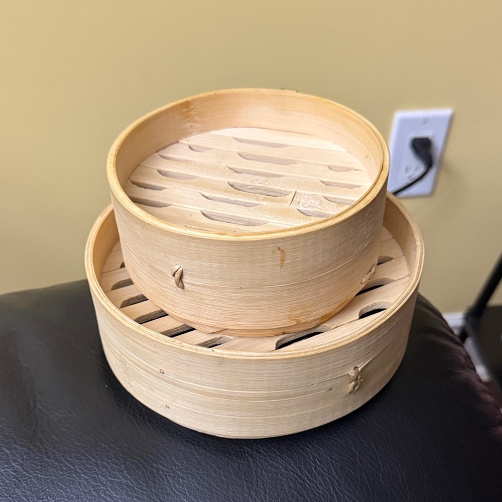Bamboo Steamer Basket Set